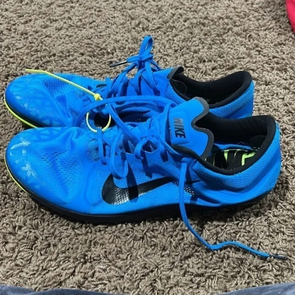Nike XC Track train Blue Athletic Shoes with Lightweight Design and Rubber Sole